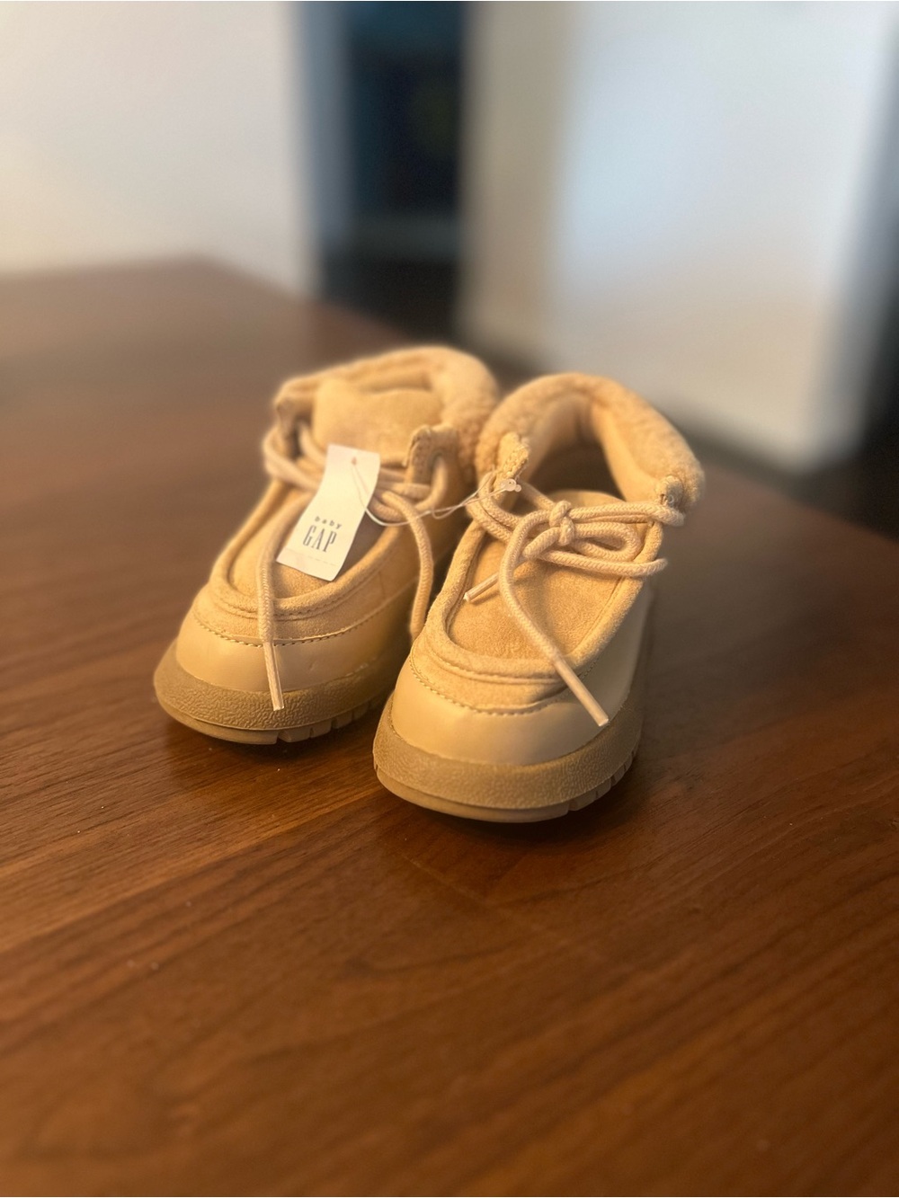 NEW Baby Gap Beige Cozy Winter Shoes